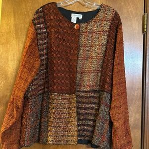 Fun, Orange, Tan and Black Coldwater Creek, size XL